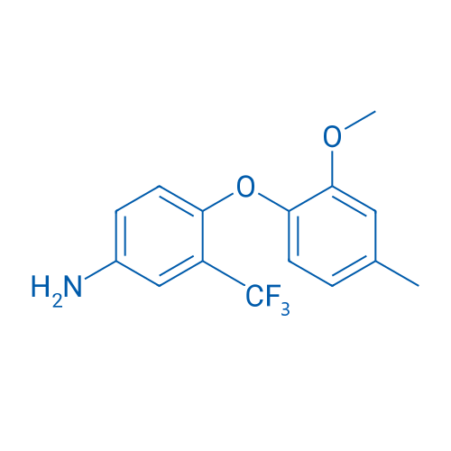 4-(2-Methoxy-4-methylphenoxy)-3-(trifluoromethyl)aniline 1g