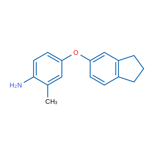 4-((2,3-Dihydro-1H-inden-5-yl)oxy)-2-methylaniline 5g