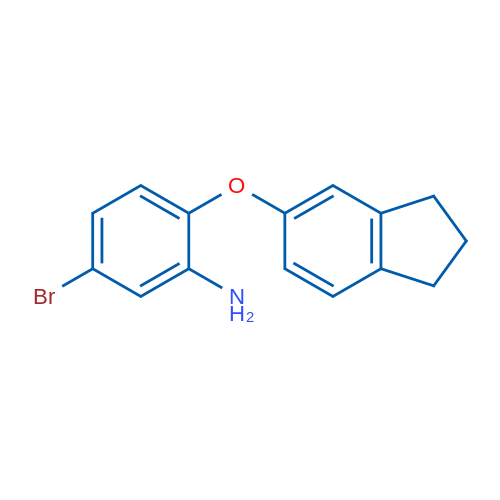 5-Bromo-2-((2,3-dihydro-1H-inden-5-yl)oxy)aniline 1g