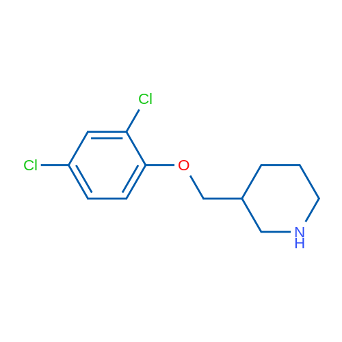 3-((2,4-Dichlorophenoxy)methyl)piperidine 1g