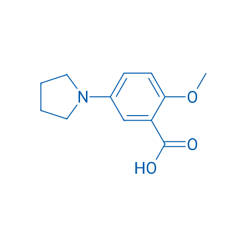 2-Methoxy-5-(pyrrolidin-1-yl)benzoic acid 5g