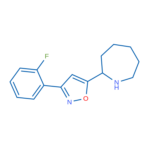 5-(Azepan-2-yl)-3-(2-fluorophenyl)isoxazole 1g