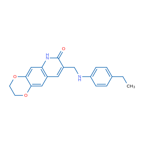 8-{[(4-ethylphenyl)amino]methyl}-2H,3H,6H,7H-[1,4]dioxino[2,3-g]quinolin-7-one 1g