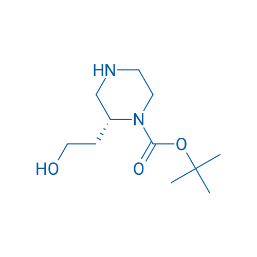 (R)-tert-Butyl 2-(2-hydroxyethyl)piperazine-1-carboxylate 1g