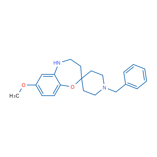 1'-Benzyl-7-methoxy-4,5-dihydro-3H-spiro[benzo[b][1,4]oxazepine-2,4'-piperidine] 1g