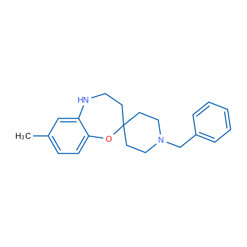 1'-Benzyl-7-methyl-4,5-dihydro-3H-spiro[benzo[b][1,4]oxazepine-2,4'-piperidine] 1g