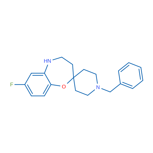 1'-Benzyl-7-fluoro-4,5-dihydro-3H-spiro[benzo[b][1,4]oxazepine-2,4'-piperidine] 1g