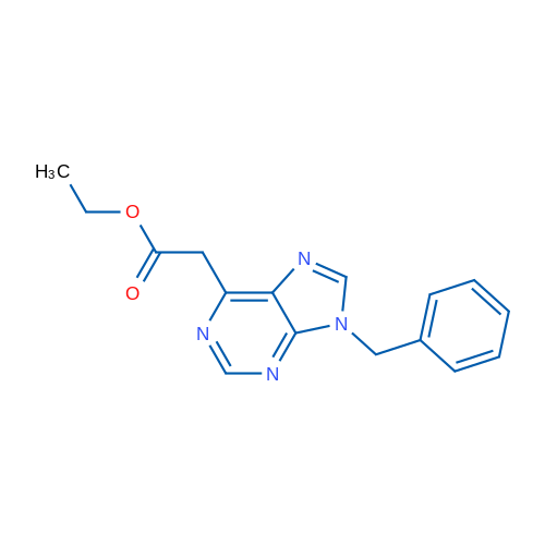 Ethyl 2-(9-benzyl-9H-purin-6-yl)acetate 1g