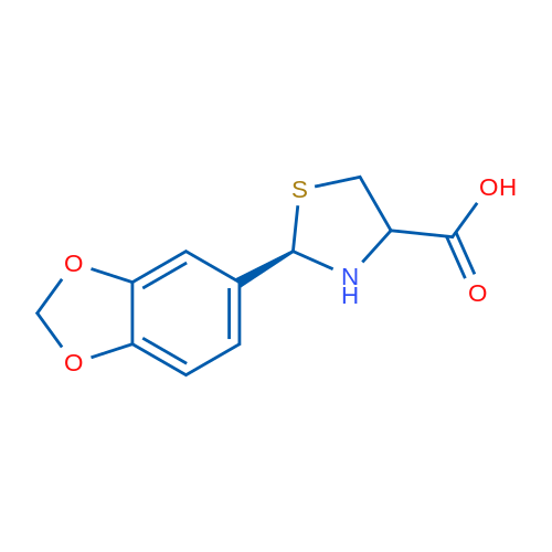 (2R)-2-(Benzo[d][1,3]dioxol-5-yl)thiazolidine-4-carboxylic acid 1g