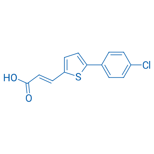 3-[5-(4-Chlorophenyl)thiophen-2-yl]prop-2-enoic acid 1g