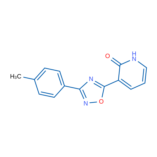 3-[3-(4-Methylphenyl)-1,2,4-oxadiazol-5-yl]-1,2-dihydropyridin-2-one 1g