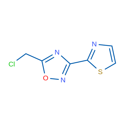 5-(Chloromethyl)-3-(thiazol-2-yl)-1,2,4-oxadiazole 1g