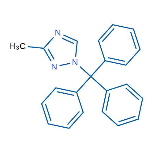 3-Methyl-1-trityl-1H-1,2,4-triazole 1g