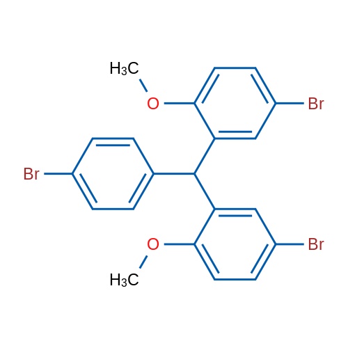 4-Bromo-2-((5-bromo-2-methoxyphenyl)(4-bromophenyl )methyl)-1-methoxybenzene 1g