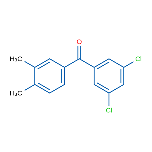(3,5-Dichlorophenyl)(3,4-dimethylphenyl)methanone 5g