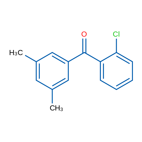 (2-Chlorophenyl)(3,5-dimethylphenyl)methanone 5g