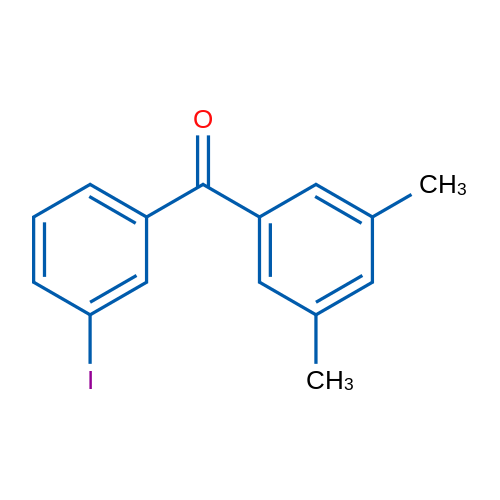 (3,5-Dimethylphenyl)(3-iodophenyl)methanone 1g