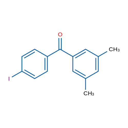 (3,5-Dimethylphenyl)(4-iodophenyl)methanone 5g