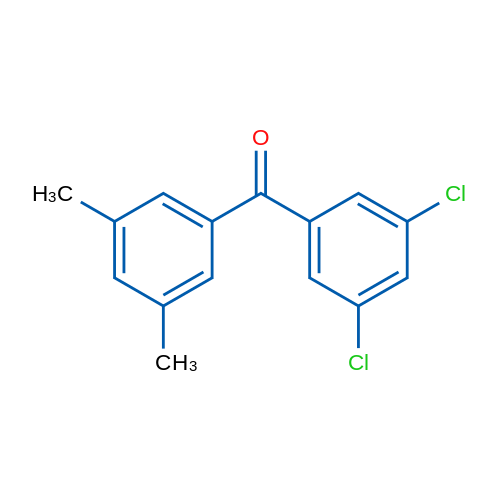 (3,5-Dichlorophenyl)(3,5-dimethylphenyl)methanone 1g