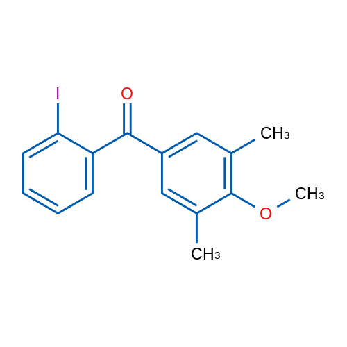 (2-Iodophenyl)(4-methoxy-3,5-dimethylphenyl)methanone 1g
