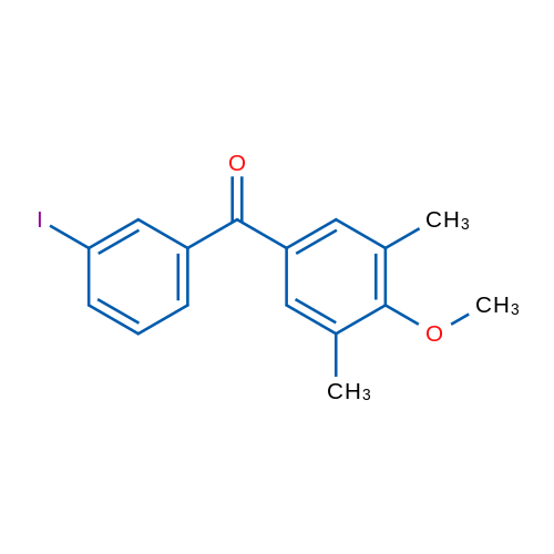 (3-Iodophenyl)(4-methoxy-3,5-dimethylphenyl)methanone 1g