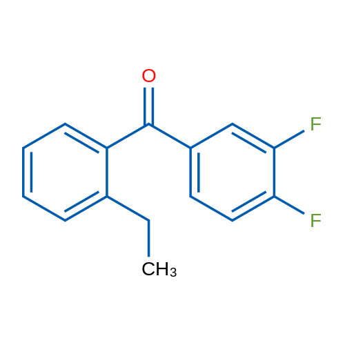(3,4-Difluorophenyl)(2-ethylphenyl)methanone 5g