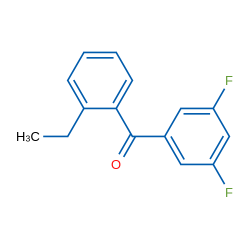 (3,5-Difluorophenyl)(2-ethylphenyl)methanone 1g