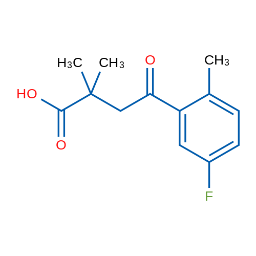 4-(5-Fluoro-2-methylphenyl)-2,2-dimethyl-4-oxobutanoic acid 1g