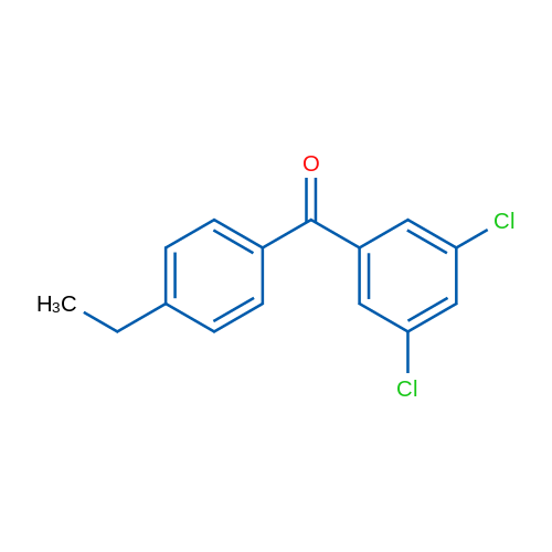 (3,5-Dichlorophenyl)(4-ethylphenyl)methanone 1g