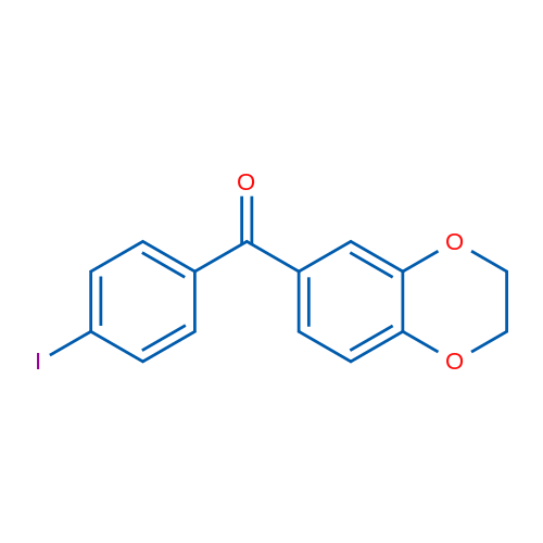 (2,3-Dihydrobenzo[b][1,4]dioxin-6-yl)(4-iodophenyl)methanone 1g