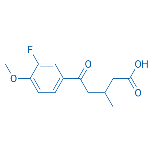 5-(3-Fluoro-4-methoxyphenyl)-3-methyl-5-oxopentanoic acid 1g