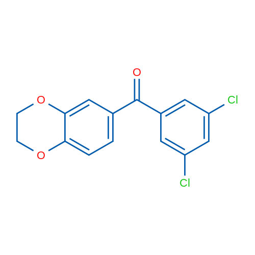 (3,5-Dichlorophenyl)(2,3-dihydrobenzo[b][1,4]dioxin-6-yl)methanone 5g