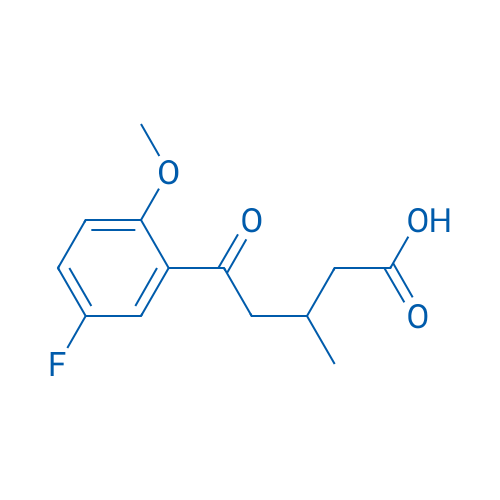 5-(5-Fluoro-2-methoxyphenyl)-3-methyl-5-oxopentanoic acid 1g