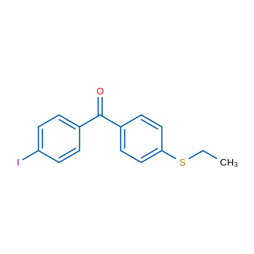 (4-(Ethylthio)phenyl)(4-iodophenyl)methanone 5g
