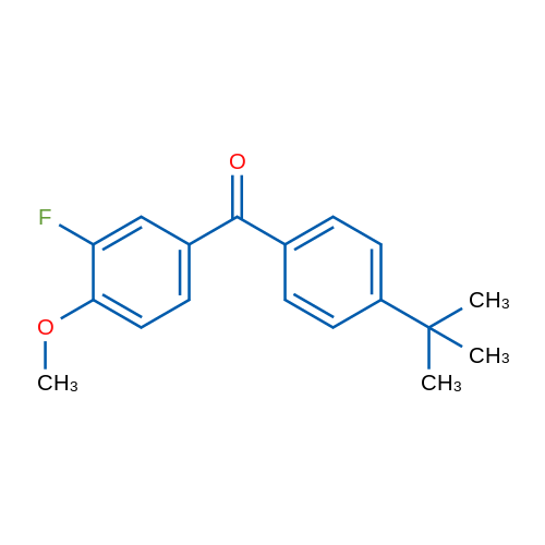 (4-(tert-Butyl)phenyl)(3-fluoro-4-methoxyphenyl)methanone 5g