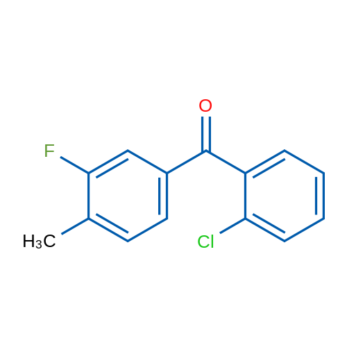 (2-Chlorophenyl)(3-fluoro-4-methylphenyl)methanone 5g