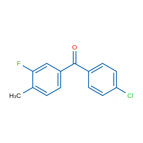 (4-Chlorophenyl)(3-fluoro-4-methylphenyl)methanone 1g