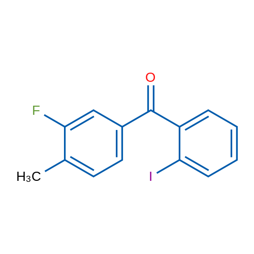 (3-Fluoro-4-methylphenyl)(2-iodophenyl)methanone 5g