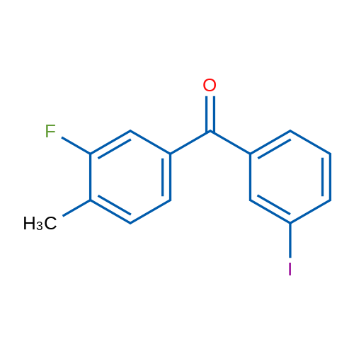 (3-Fluoro-4-methylphenyl)(3-iodophenyl)methanone 1g