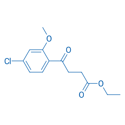 Ethyl 4-(4-chloro-2-methoxyphenyl)-4-oxobutanoate 1g