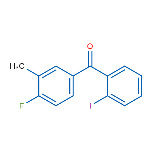 (4-Fluoro-3-methylphenyl)(2-iodophenyl)methanone 1g