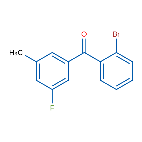 (2-Bromophenyl)(3-fluoro-5-methylphenyl)methanone 5g