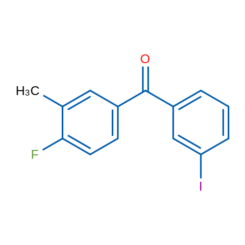 (4-Fluoro-3-methylphenyl)(3-iodophenyl)methanone 1g