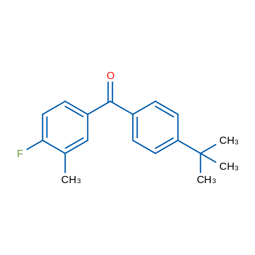 (4-(tert-Butyl)phenyl)(4-fluoro-3-methylphenyl)methanone 1g