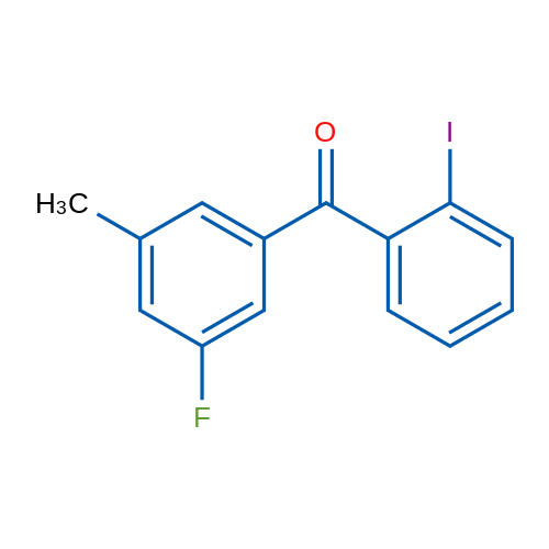 (3-Fluoro-5-methylphenyl)(2-iodophenyl)methanone 1g