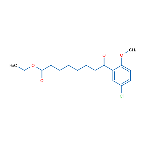 Ethyl 8-(5-chloro-2-methoxyphenyl)-8-oxooctanoate 1g
