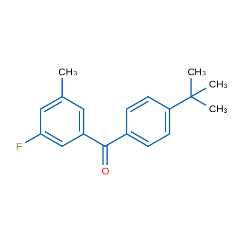(4-(tert-Butyl)phenyl)(3-fluoro-5-methylphenyl)methanone 5g