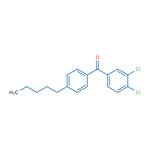 (3,4-Dichlorophenyl)(4-pentylphenyl)methanone 1g