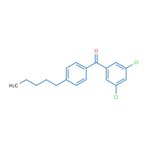 (3,5-Dichlorophenyl)(4-pentylphenyl)methanone 5g