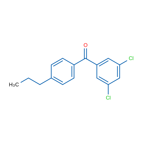 (3,5-Dichlorophenyl)(4-propylphenyl)methanone 1g